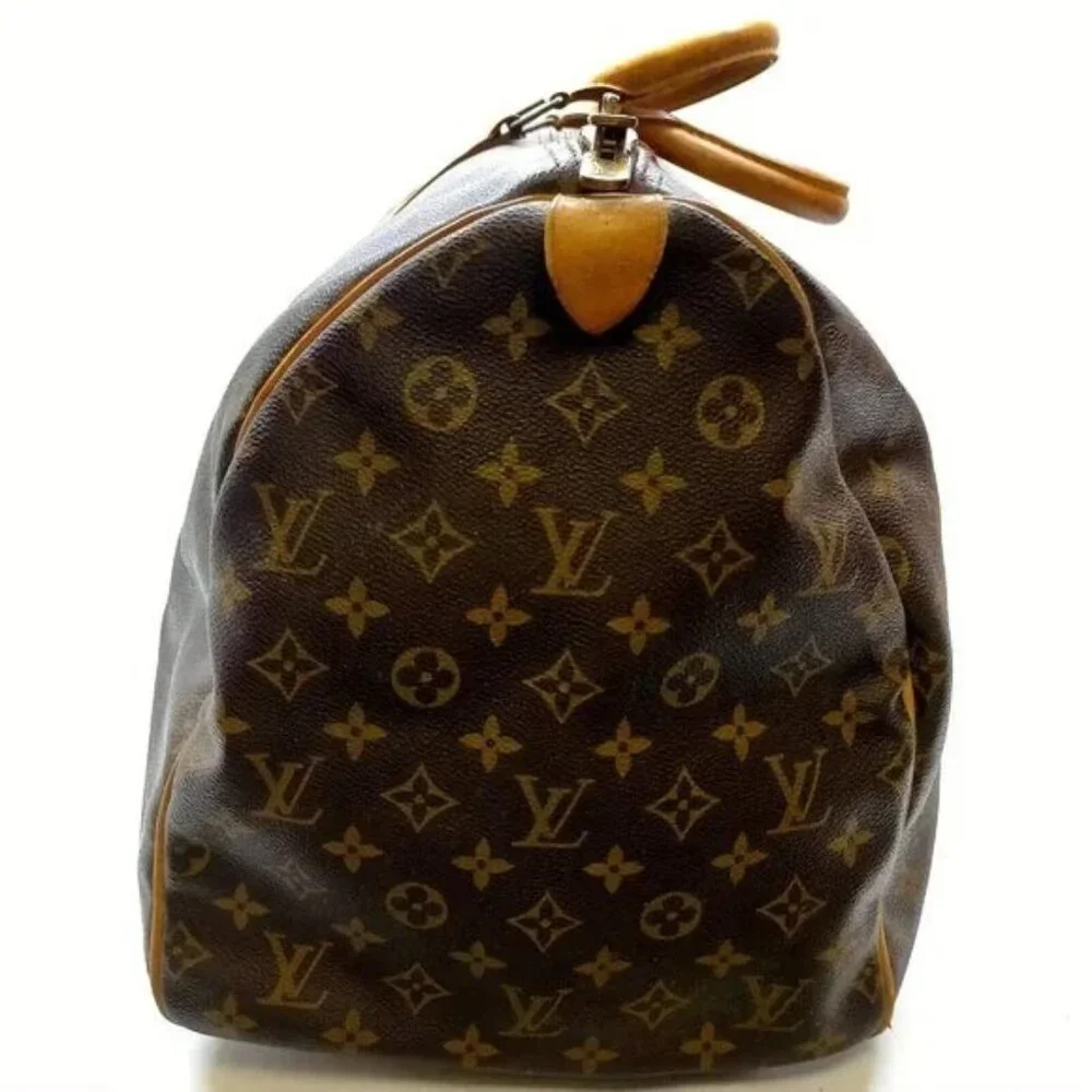 Louis Vuitton LV Boston Bag Keepall 55 Browns Monogram